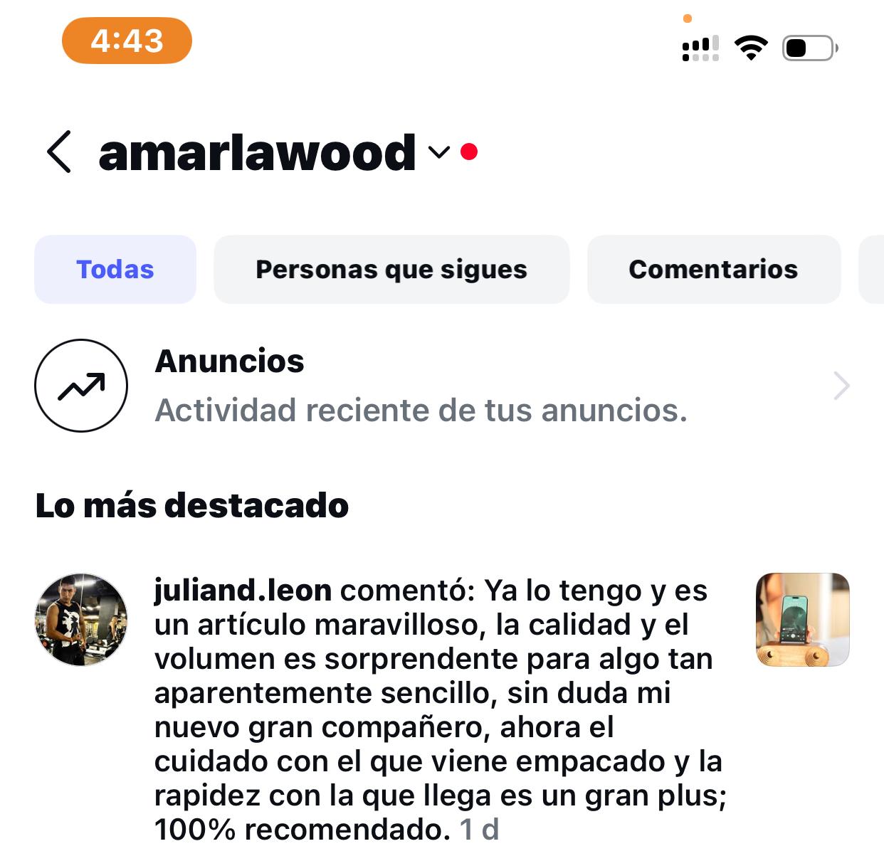 Testimonio real de cliente 2 sobre el Parlante ET