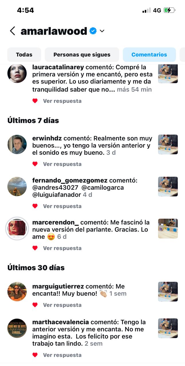 Testimonio real de cliente 11 sobre el Parlante ET