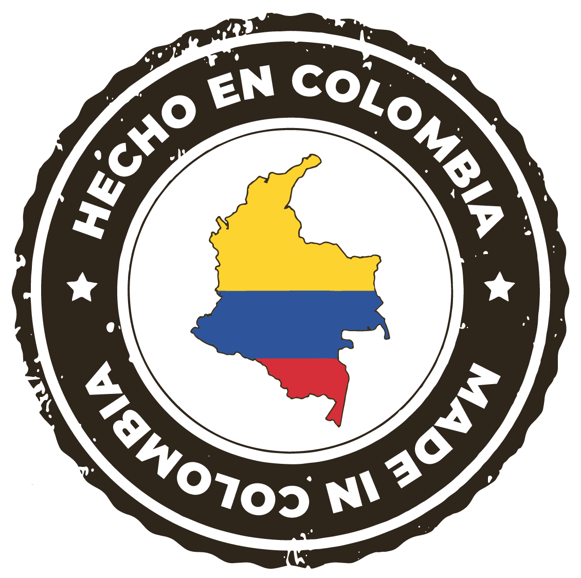 Sello hecho en Colombia